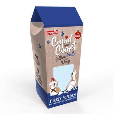 Cupid & Comet Turkey Popcorn Met Peperkoek En Kaneel Smaak