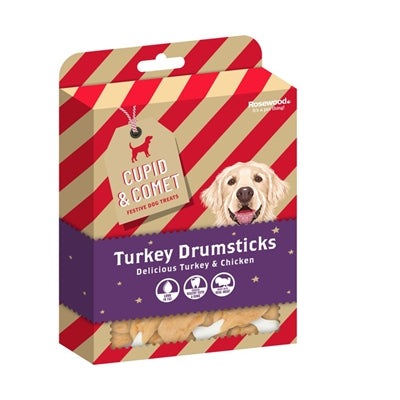 Cupid & Comet Xmas Turkey Drumsticks