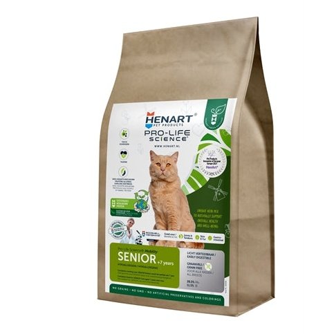 Henart Mealworm Insect Cat Senior With Hem Eggshell Membrane