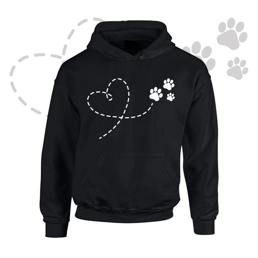 Hoodie Hart met Pootjes - Dogzoo