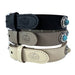 Sazzz Halsband Hond Adventure Stone Classic Leer Creme