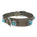 Sazzz Halsband Hond Adventure Stone Classic Leer Taupe