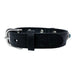 Sazzz Halsband Hond Adventure Stone Classic Leer Zwart