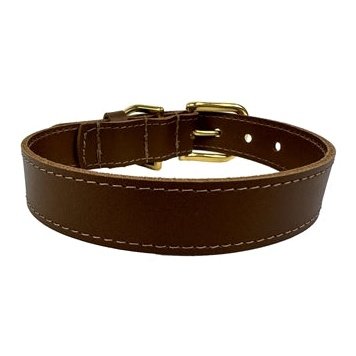 Sazzz Halsband Hond Braveheart Classic Leer Zadel Bruin