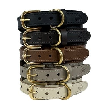 Sazzz Halsband Hond Pioneer Classic Leer Creme