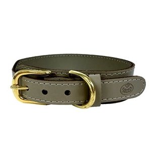 Sazzz Halsband Hond Pioneer Classic Leer Taupe