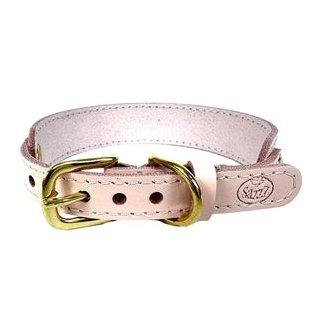 Sazzz Halsband Hond Sweetie Classic Leer Roze