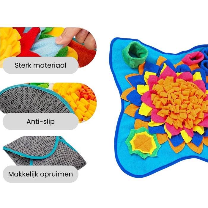 Snuffelmat Zonnige Bloem - Dogzoo