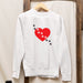 Sweater Hart met Pootjes voetpad - Dogzoo