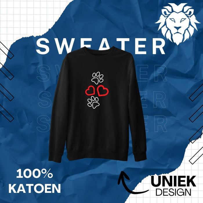 Sweater Hartjes en Pootjes - Dogzoo