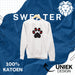 Sweater Hondenpoot met Hartjes - Dogzoo