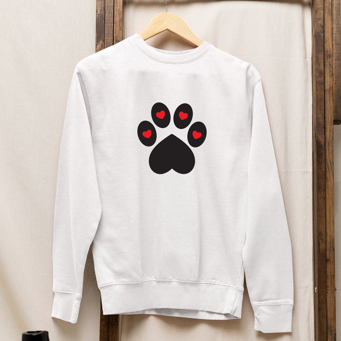 Sweater Hondenpoot met Hartjes - Dogzoo