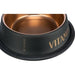 Trixie Be Nordic Voer / Waterbak Rvs / Rubber Zwart / Brons