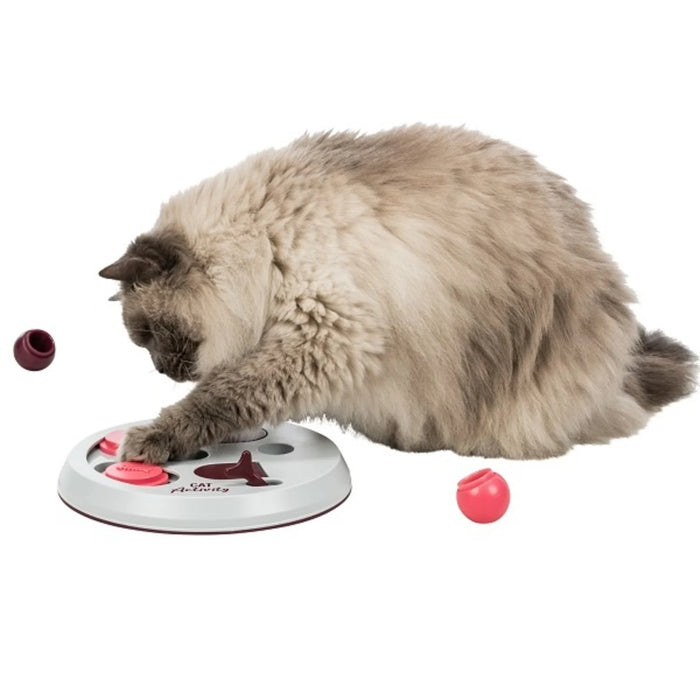 Trixie Cat Activity Flip Board Bes / Roze / Lichtgrijs - Dogzoo