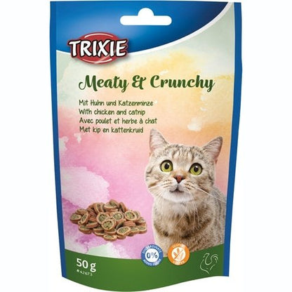 Trixie Meaty & Crunchy Kip / Catnip Glutenvrij
