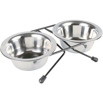 Trixie Voer / Waterbak-Set Rvs / Metaal