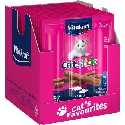 Vitakraft Cat-Stick Mini Kabeljauw Met Tonijn