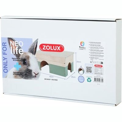 Zolux Neolife Houten Huisje Konijn Groen