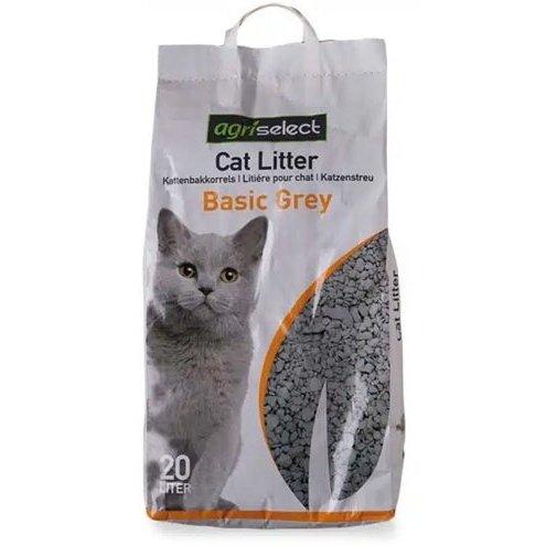 Agriselect Basic Grey Kattenbakvulling