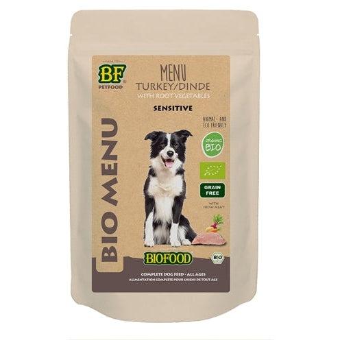 Bf Petfood Organic Hond Kalkoen Menu Pouch