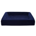 Bia Bed Royal Fluweel Hoes Voor Hondenmand Navy