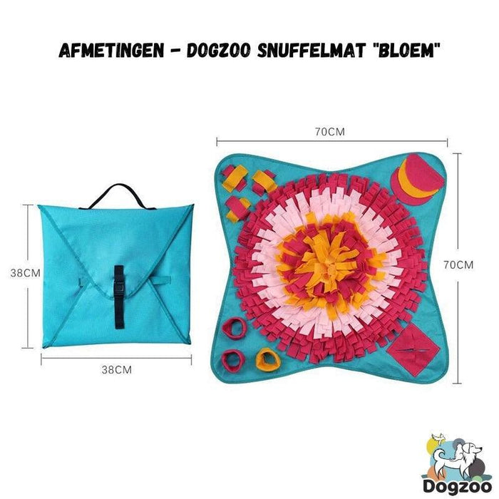 Dogzoo - Snuffelmat XXL Bloem 70X70 CM