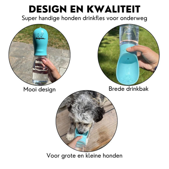 Drinkfles met brede bak gepersonaliseerd