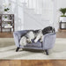 Enchanted Pet Enchanted Hondenmand / Sofa Romy Pewter Grijs