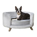 Enchanted Pet Enchanted Hondenmand Sofa Rosie Grijs