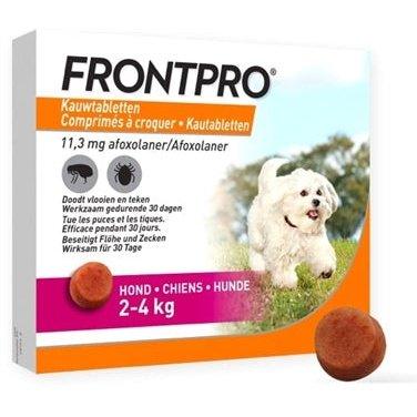 Frontline Frontpro Chewable Tablets Dogzoo