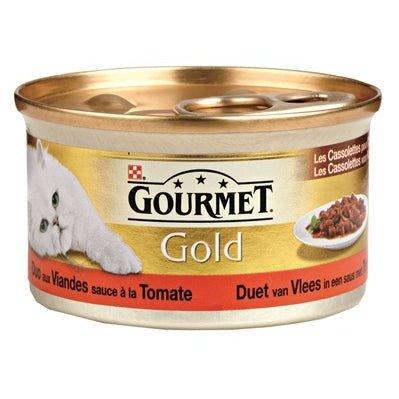 Gourmet Gold Cassolettes Duet Van Vlees In Saus Met Tomaten