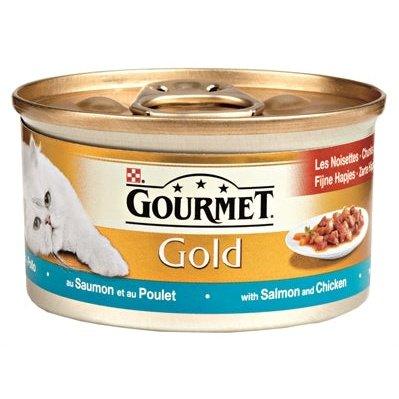 Gourmet Gold Fijne Hapjes Zalm / Kip