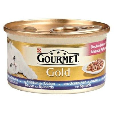 Gourmet Gold Luxe Mix Zeevis In Saus Met Spinazie