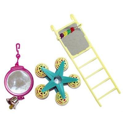 Happy Pet Bird Toy Mp Spiegel / Ladder / Carousel