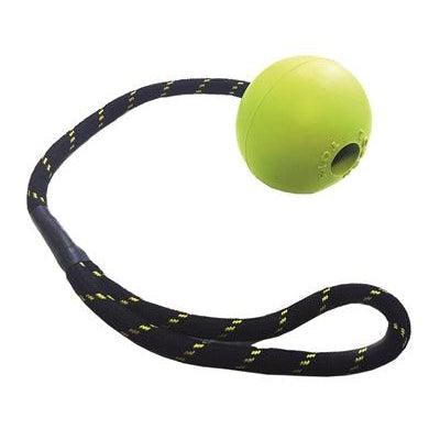 Happy Pet Tough Toys Floater Rubber Bal Touw Assorti