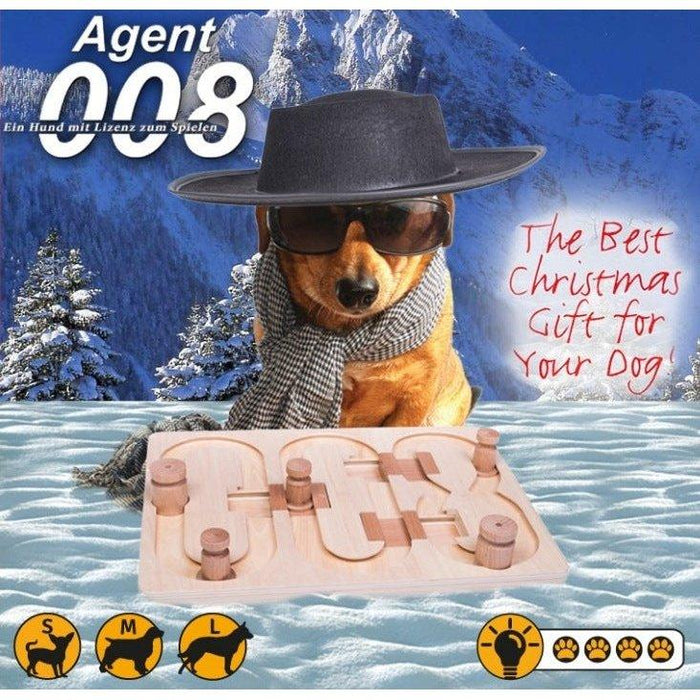 Hondenpuzzel - My Intelligent Pets - Agent 008 - Intelligentiespeelgoed - Hersenwerk