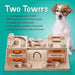 Hondenpuzzel - My Intelligent Pets - Two Towers - Intelligentiespeelgoed - Hersenwerk - Hondenspeelgoed