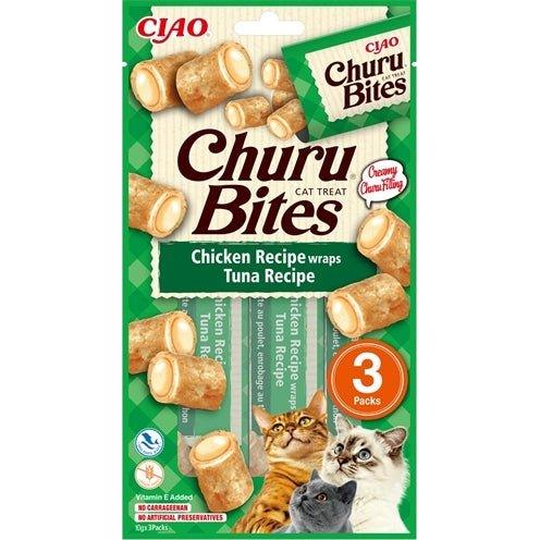 Inaba Churu Bites Cat Chicken Recipe Wraps Tuna Recipe