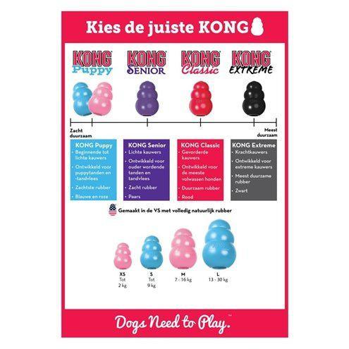 Kong Puppy Roze Of Blauw Assorti