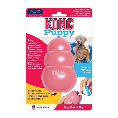 Kong Puppy Roze Of Blauw Assorti LARGE 10X7X7 CM