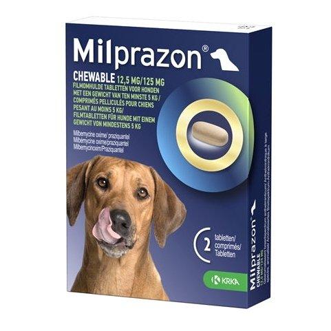 Krka Milprazon Kauwtabletten Ontwormingstabletten Hond