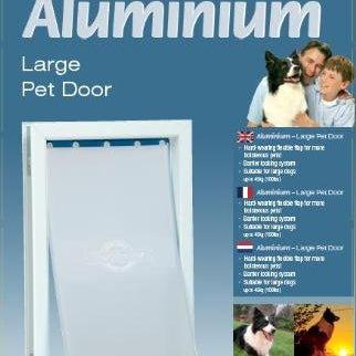 Petsafe Hondenluik Tot 45 Kg Aluminium Wit