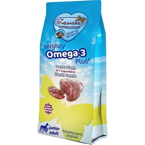 Renske Mighty Omega Plus Junior/Adult Lam/Rijst Hypoallergeen