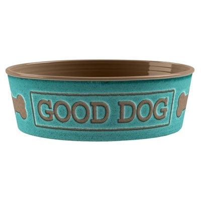 Tarhong Voerbak Good Dog Melamine Turquoise