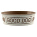 Tarhong Voerbak Good Dog Melamine Wit Taupe