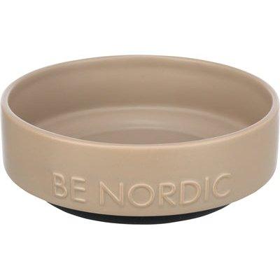 Trixie Be Nordic Voerbak Hond Keramiek / Rubber Taupe