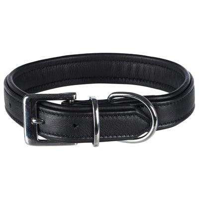 Trixie Halsband Hond Active Comfort Leer Zwart