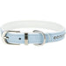 Trixie Halsband Hond Active Comfort Met Strass Steen Leer Lichtblauw