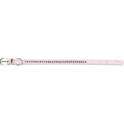 Trixie Halsband Hond Active Comfort Met Strass Steentjes Leer Roze