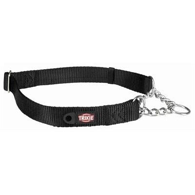 Trixie Halsband Hond Premium Halfslip Halsband Zwart